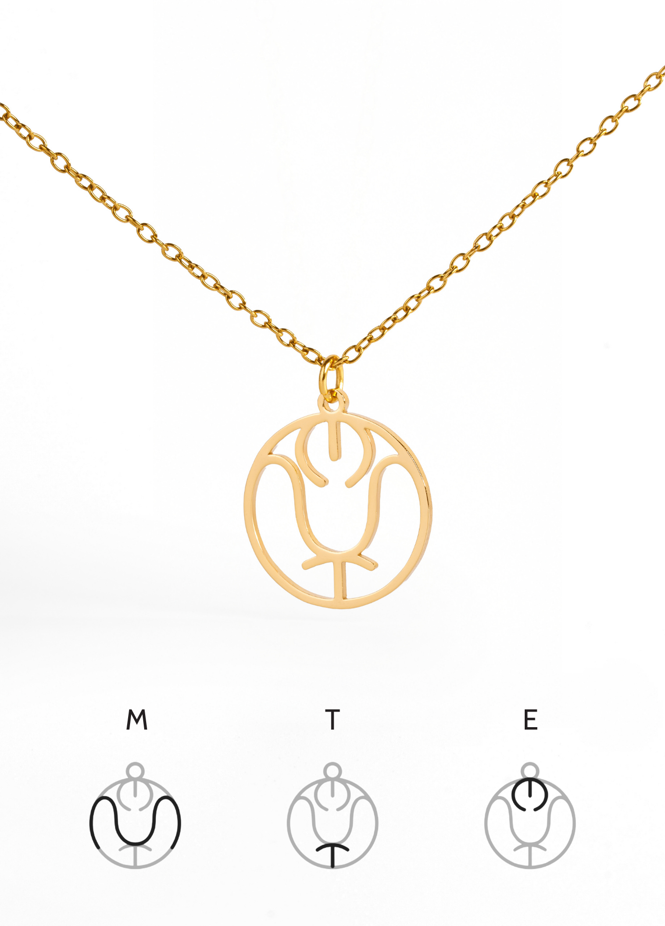 Collier Famille Monogramme Sur Mesure avec Initiales