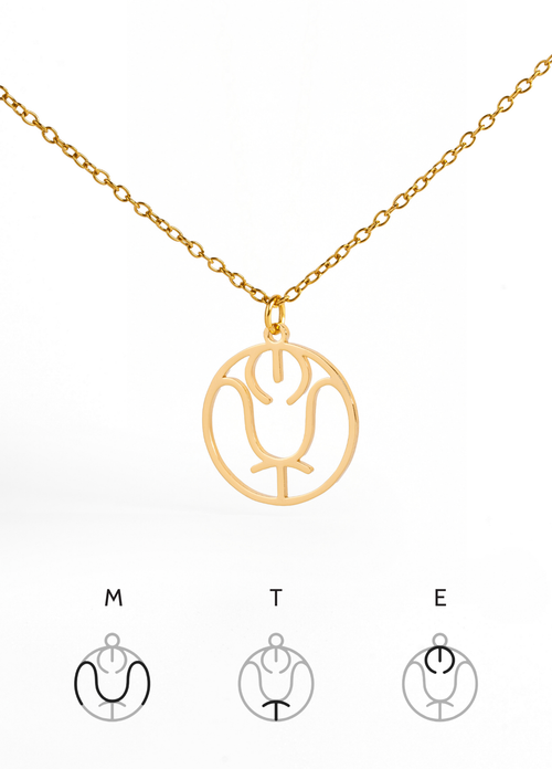 Collier Famille Monogramme Sur Mesure avec Initiales