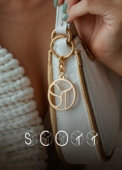 Porte-clés Monogramme Sur Mesure Personnalisé