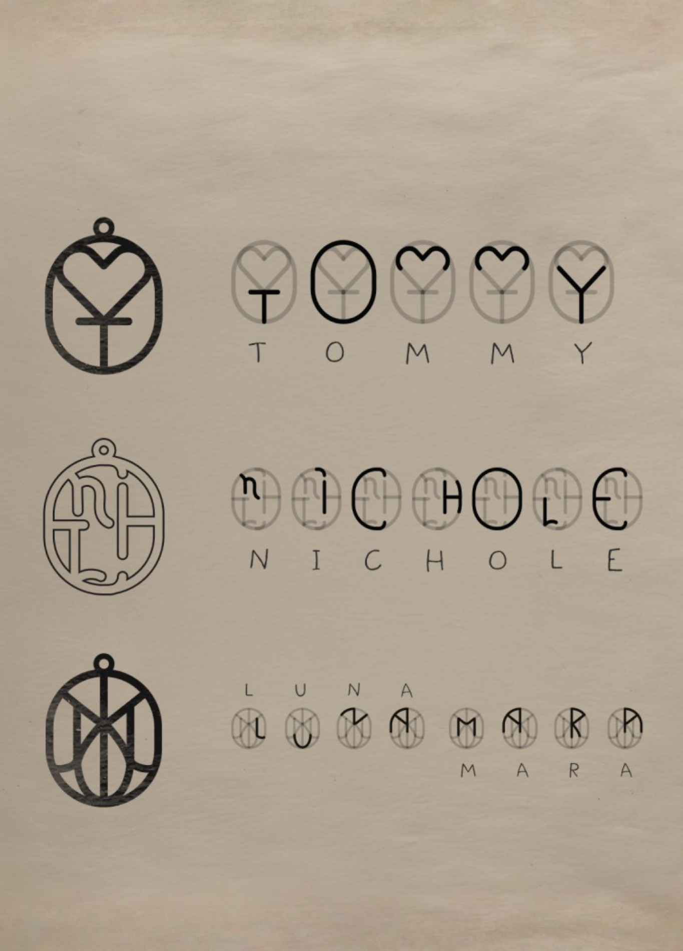 Porte-clés Monogramme Sur Mesure Personnalisé